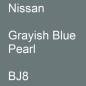 Preview: Nissan, Grayish Blue Pearl, BJ8.